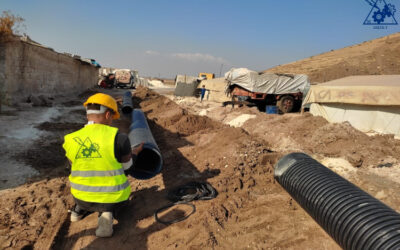 مشروع إنشاء وصيانة شبكات الصرف الصحي في محافظتي (ادلب-حلب)