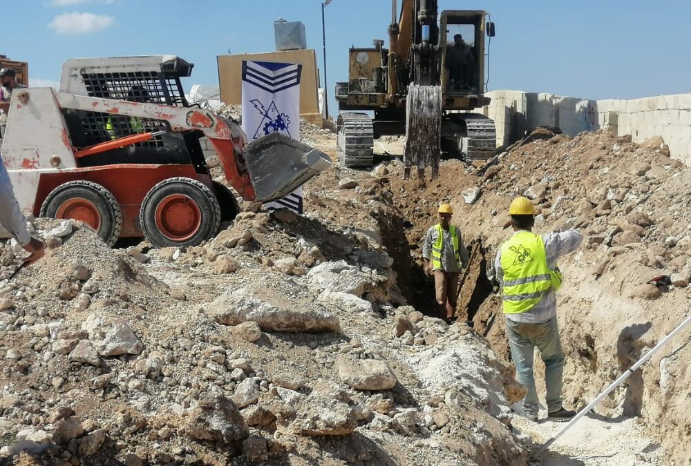 ESTABLISHMENT PROJECT IN AL-AJAMI CAMP (FOOT WATER TANK, WATER REHABILITATION, SEWAGE NETWORK) IN THE HAREM AREA IN THE NORTH RURAL OF IDLIP.